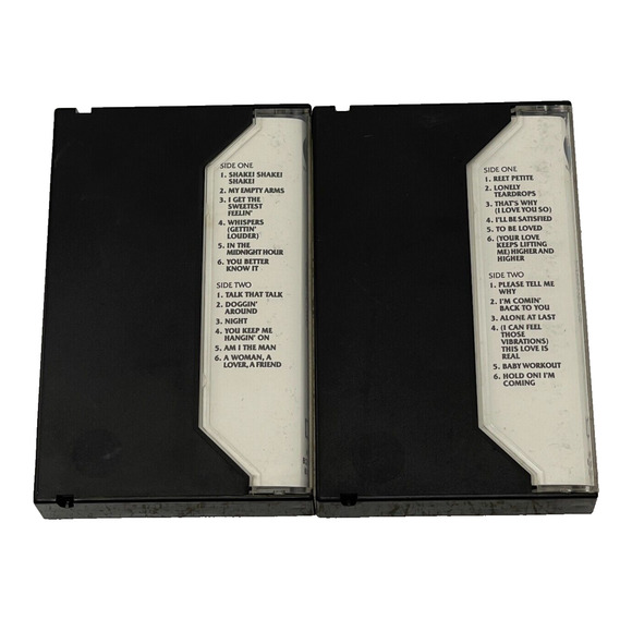 The Great Jackie Wilson-1989 Two Cassette Lot Teledisc USA MTD 17 Funk Blues - Picture 3 of 9